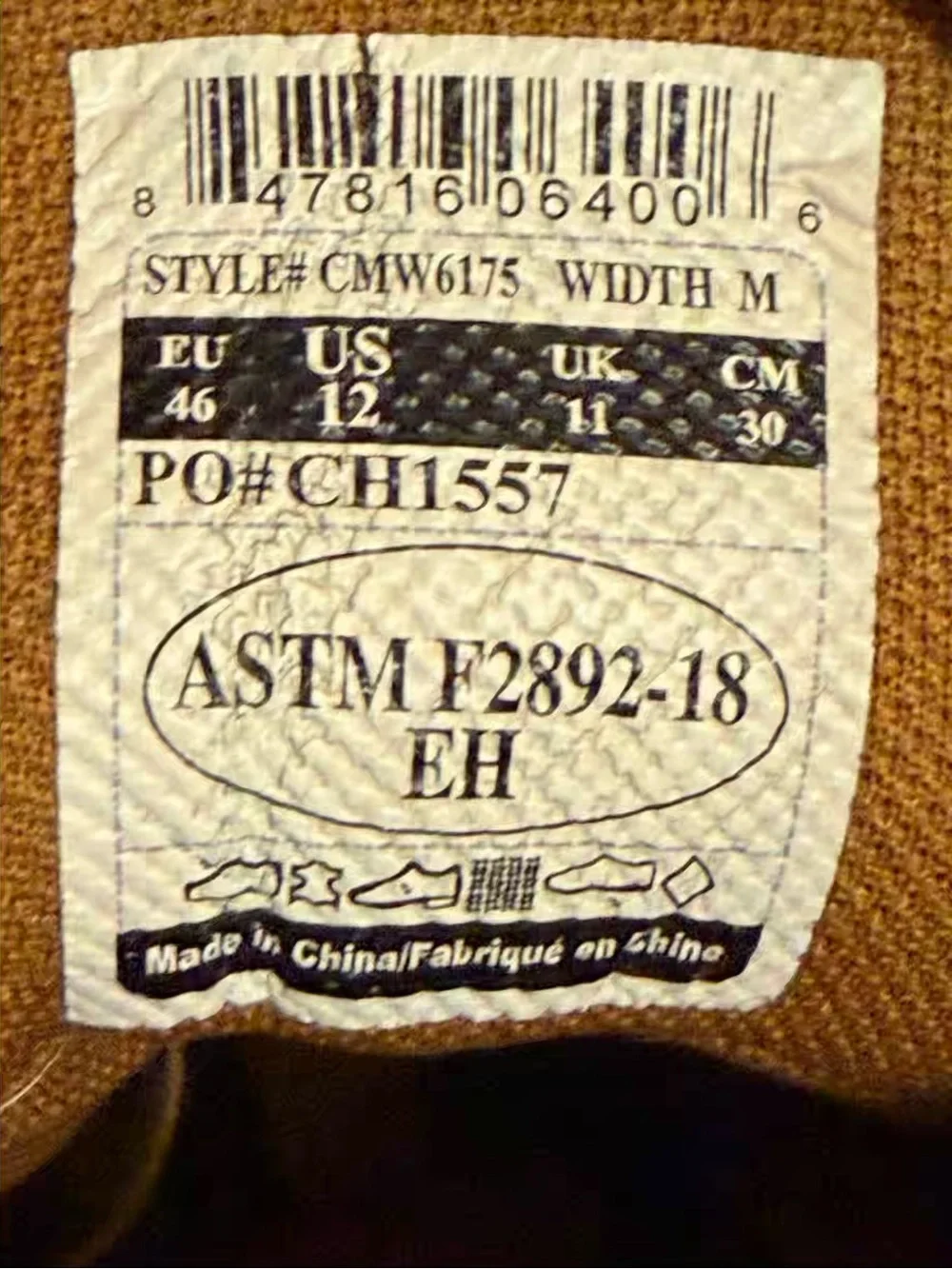 Carhartt 6-Inch Moc Toe Wedge Waterproof Work Boots Soft Tan CMW6175 | Men’s 12